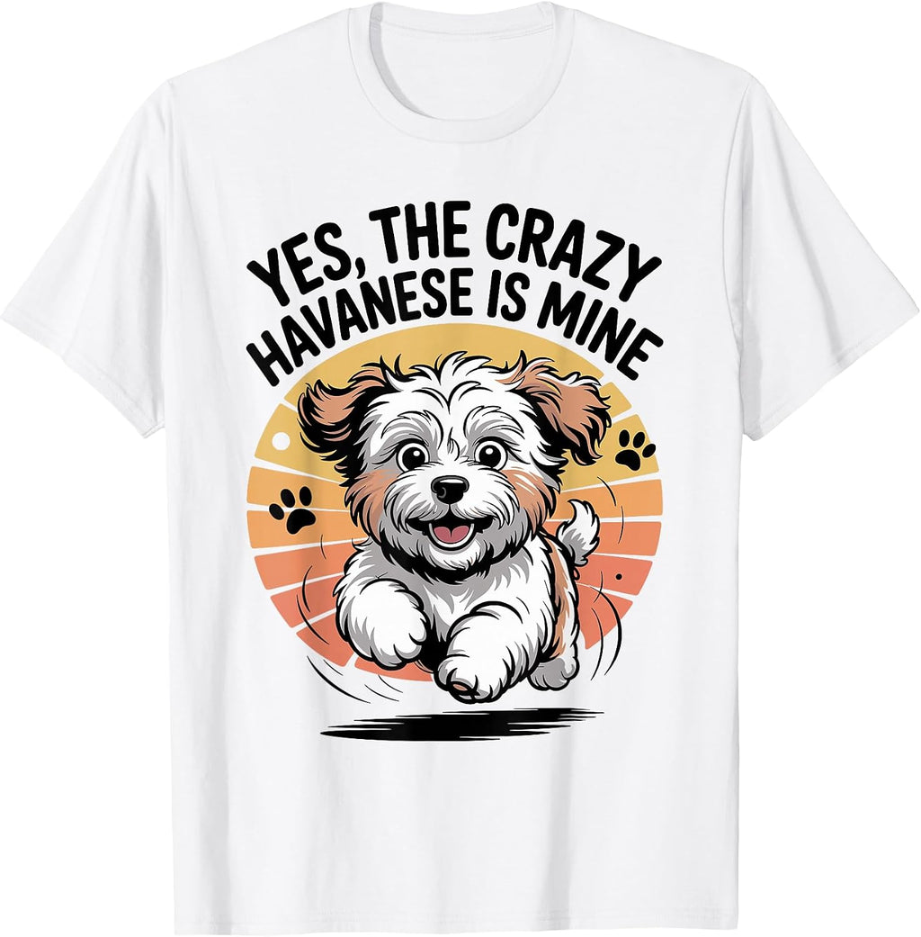 Cute Family Small Dog Lover Funny Pet Breed Owner Havanese T-Shirt