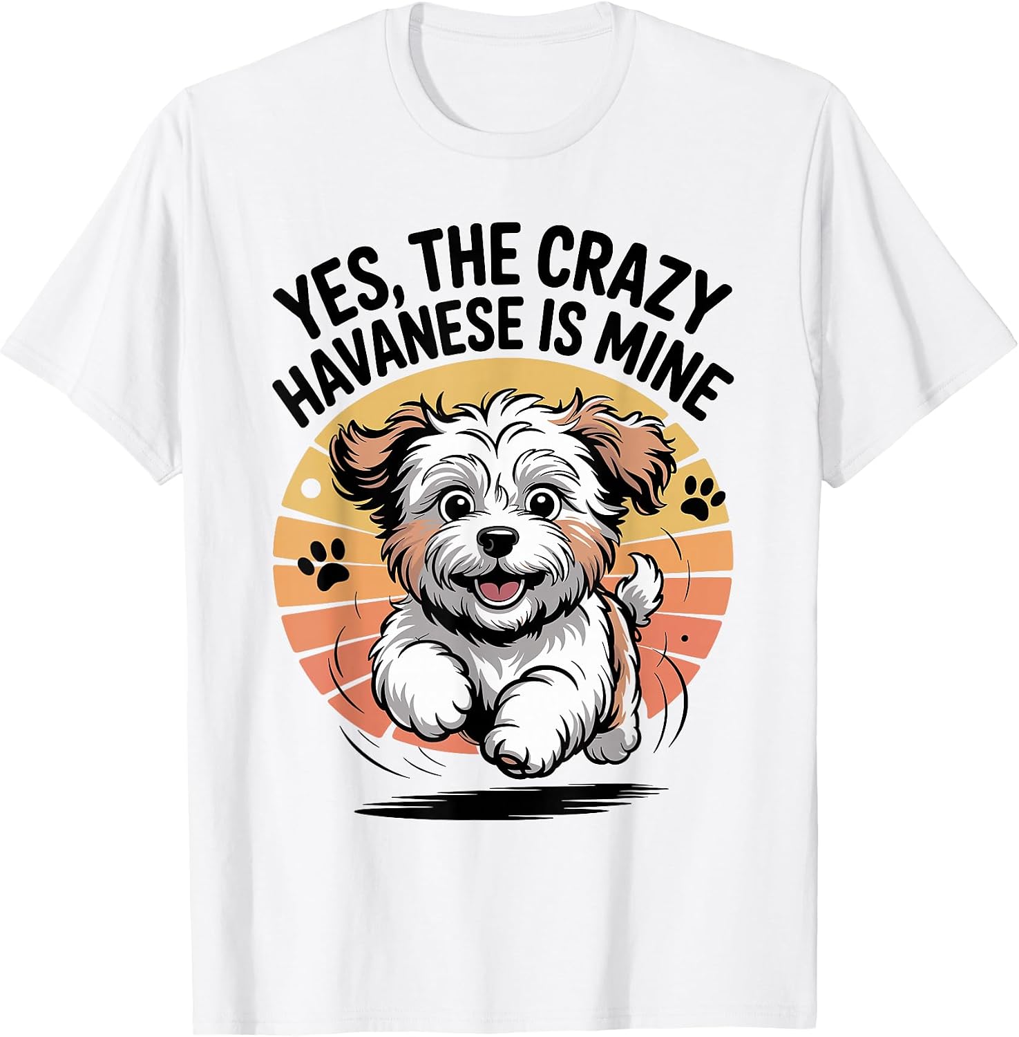 Cute Family Small Dog Lover Funny Pet Breed Owner Havanese T-Shirt