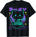 Anime Ramen Cat Retro Japanese Noodles Aesthetic