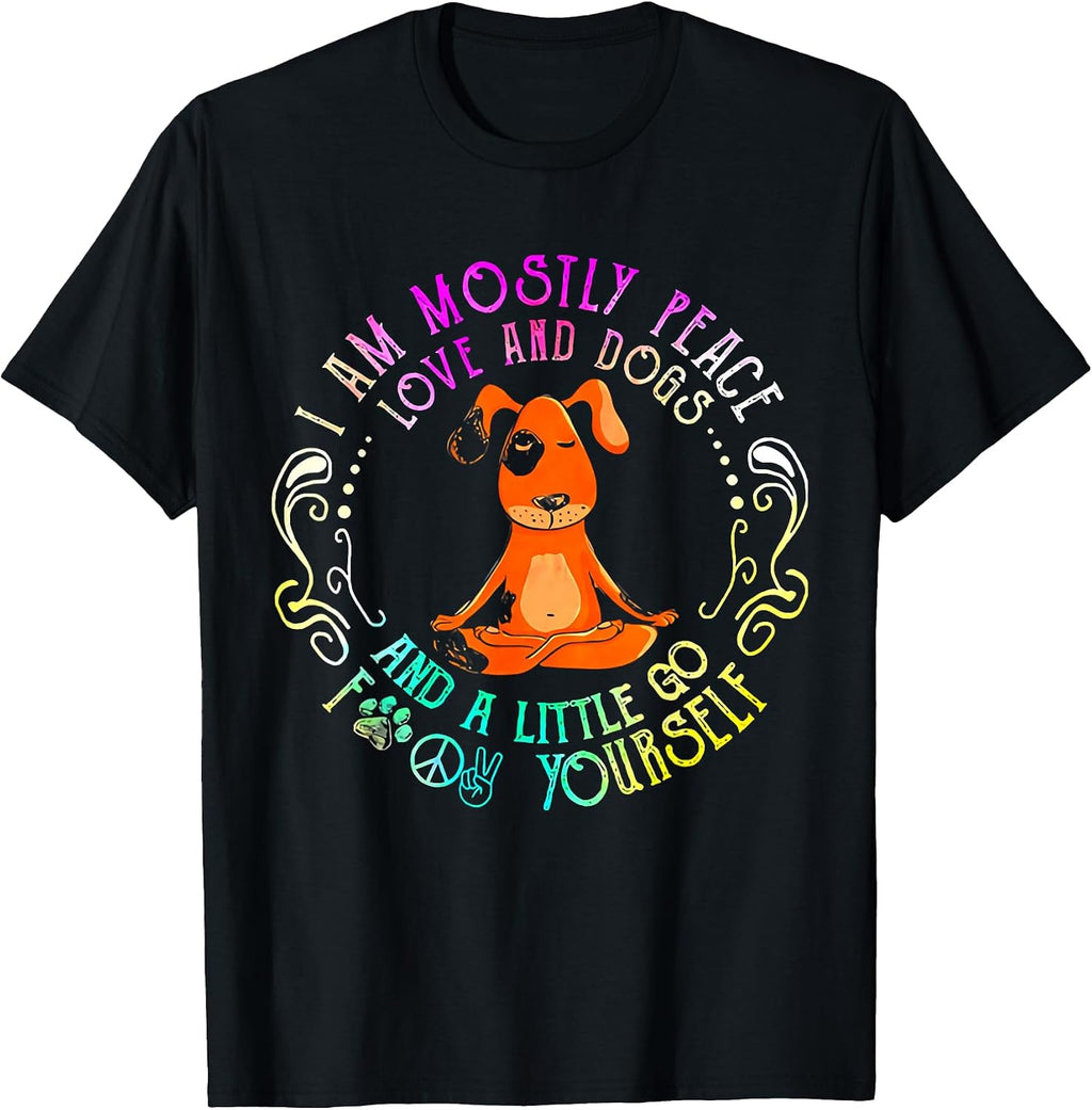 Love Hippie Yoga And Dogs Gift Ideas