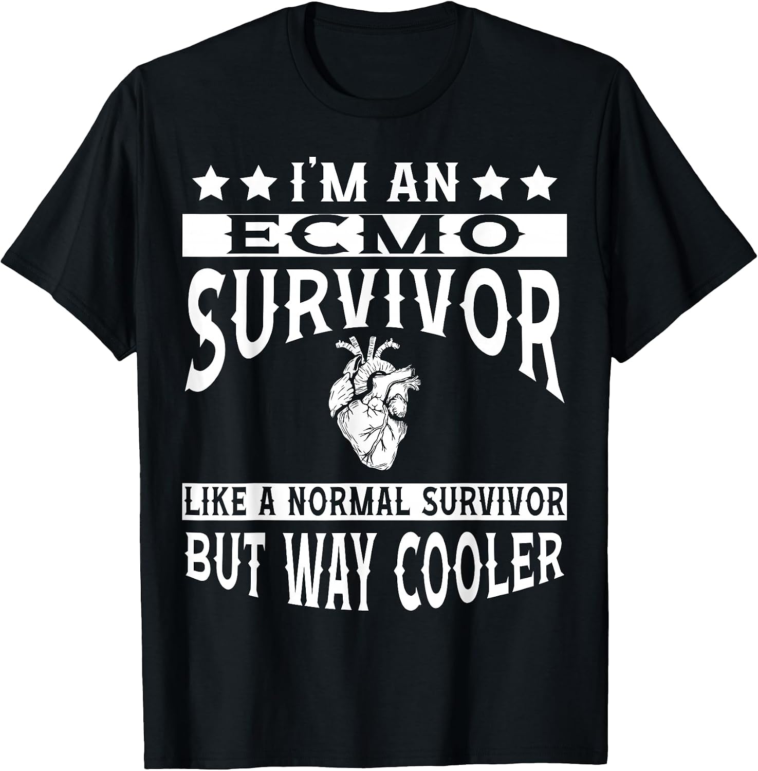Cool Ecmo Survivor Humor Quote Merch