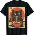 Kawaii Noodle Soup Anime Japanese Ramen Cat Girl T-Shirt
