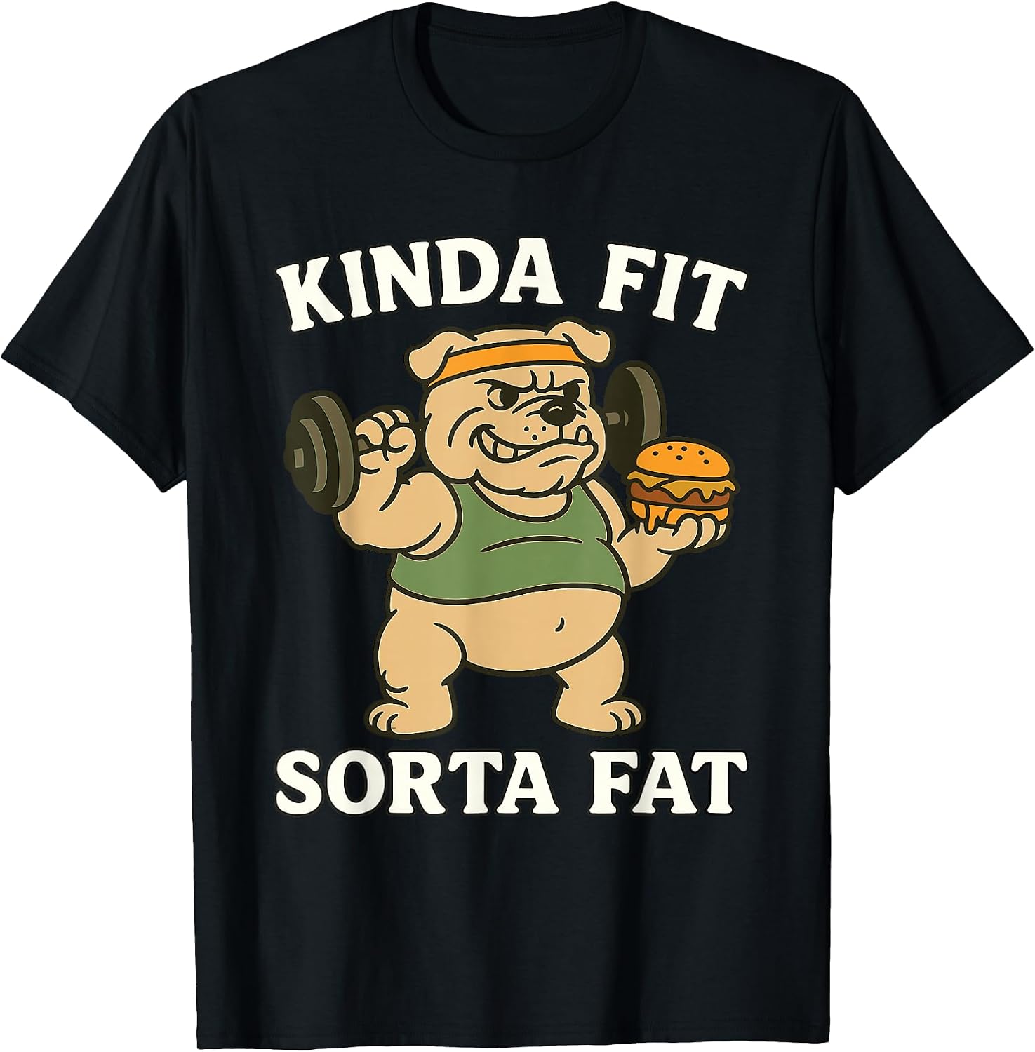 Kinda Fit Sorta Fat Dog Gym Merch.
