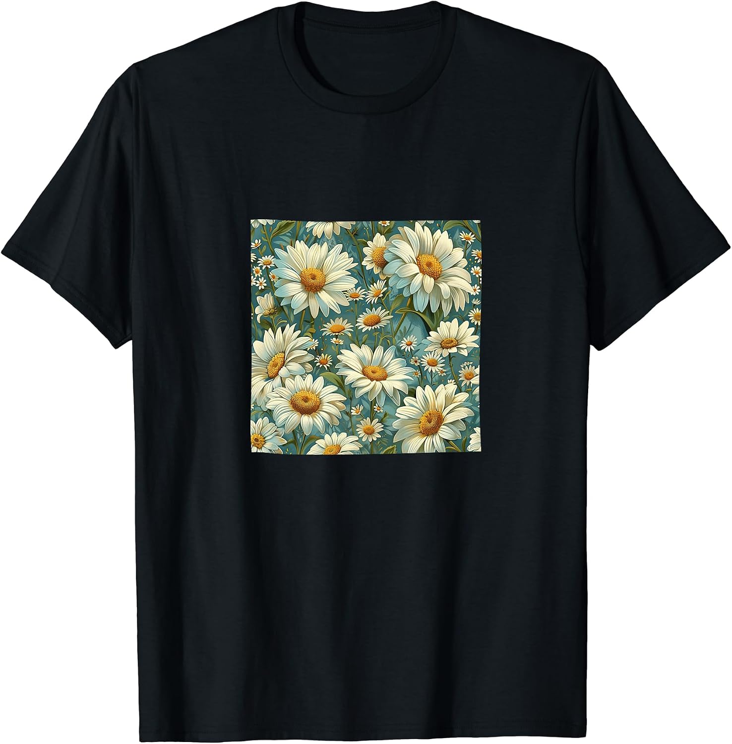 Shasta Daisy Flower Pattern Merch