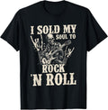 I Sold My Soul to Rock 'n Roll Music Guitar Rock Band T-Shirt
