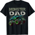 Monster Truck Dad Family Matching Monster Truck Lovers T-Shirt