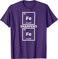Motivational Iron Sharpens Iron Periodic Elements Fe Gift T-Shirt