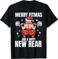Merry Fitmas Happy New Year Workout Gym Merch