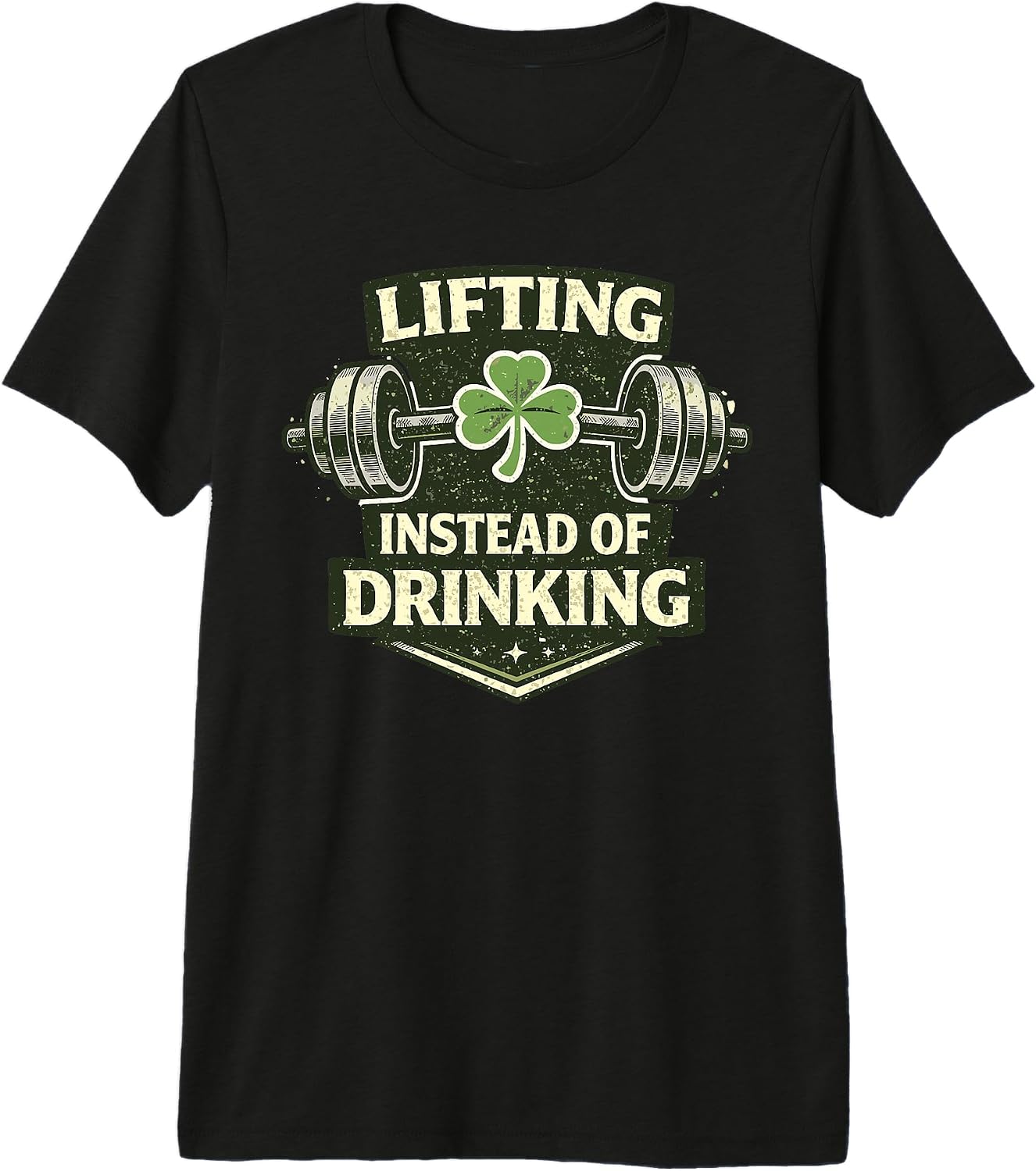Lucky Gains Only Tee Shirts for Patrick Day Gym