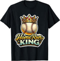 Home Run King Mens Boys Baseball Player Merch