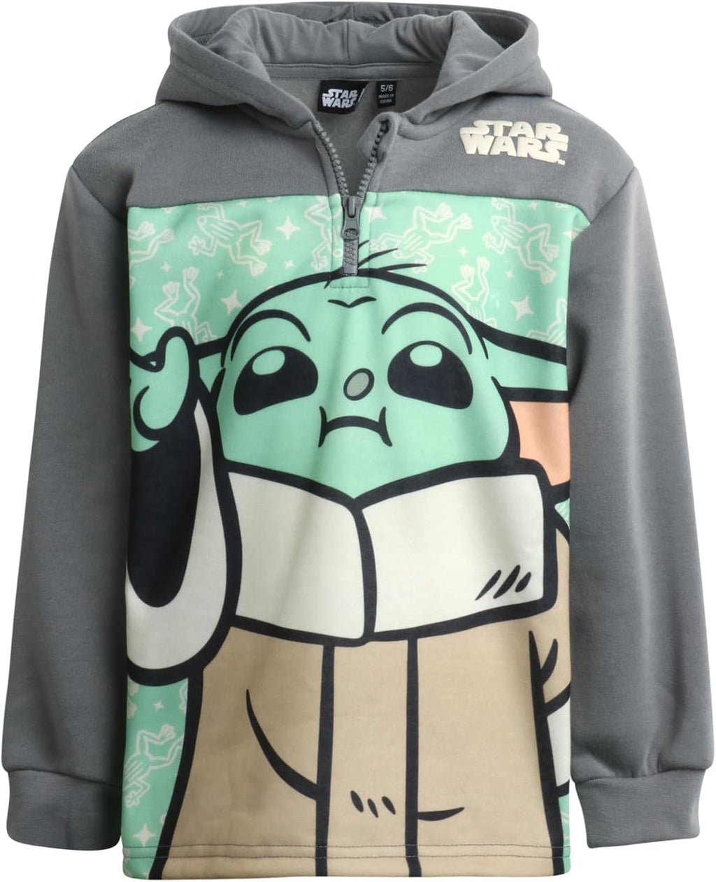 Boys Quarter Zip Pullover Hoodie - 1/4 Zip Sweatshirt Fleece Graphic Hoodies for Toddler & Little Boy (Sizes:2T-4T)