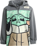 Boys Quarter Zip Pullover Hoodie - 1/4 Zip Sweatshirt Fleece Graphic Hoodies for Toddler & Little Boy (Sizes:2T-4T)