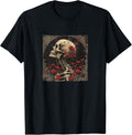 Skeleton Flowers Vintage Merch