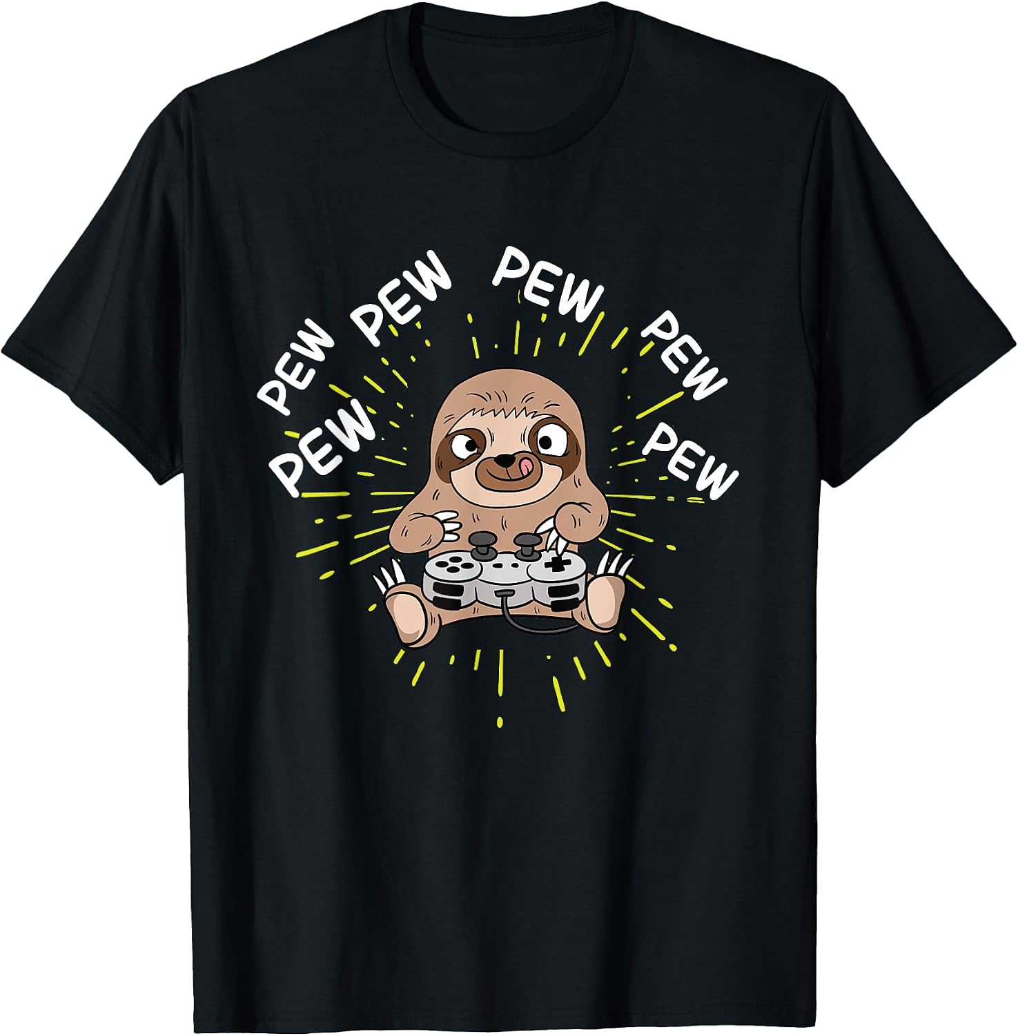 Pew Gamer Sloth Gaming T-Shirts & Gifts