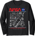 NASA Space Schematic Artemis Mission White