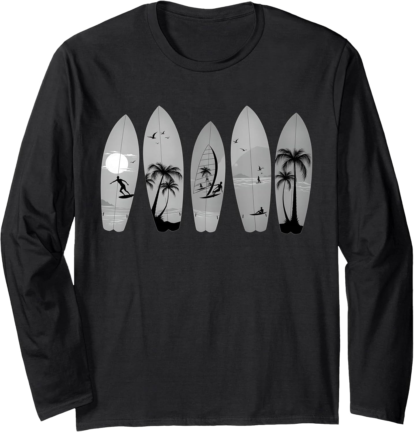 Surfing Surfboard Vintage Classic Surfer Tees