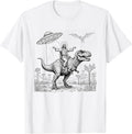 Funny Jesus God Lover Dinosaur UFO Alien