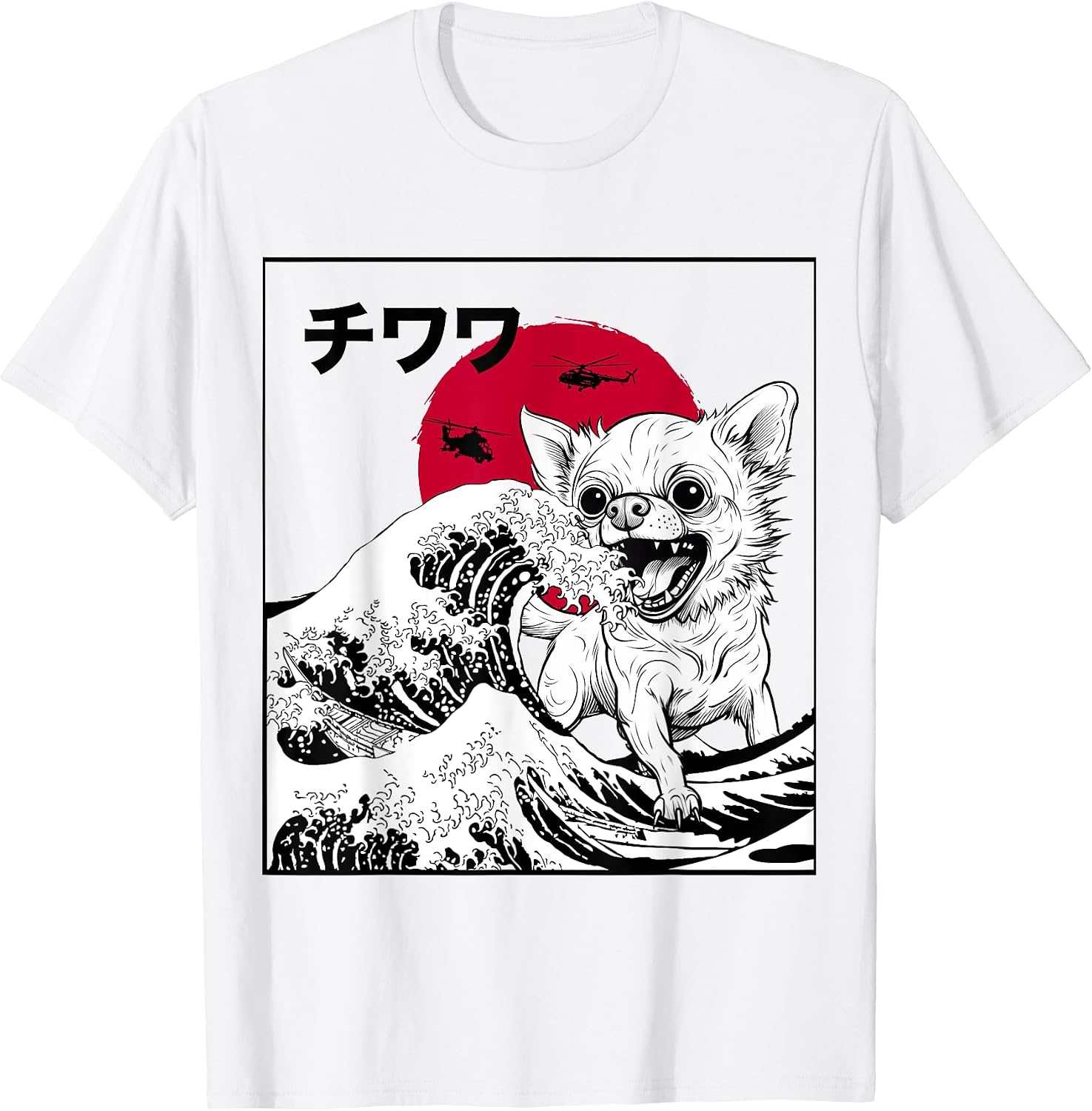 Angry Chihuahua Kaiju Japan Pet Dog Humor Merch