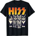 Hiss Cat Kittens Lovers Rock Rockin Birthday Men Women Gifts T-Shirt