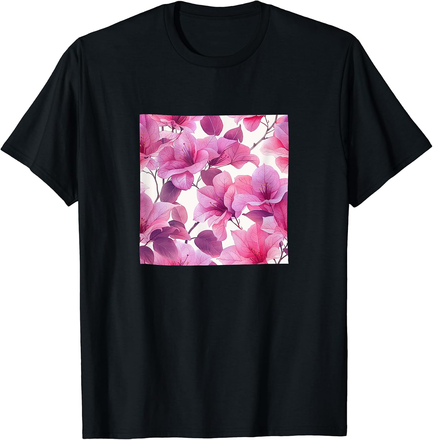 Bougainvillea Flower Watercolor Pattern Merch