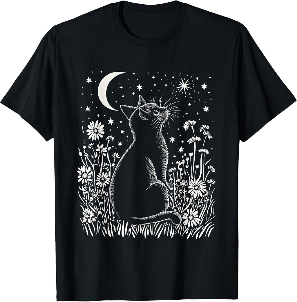 simple cat designs in linocut