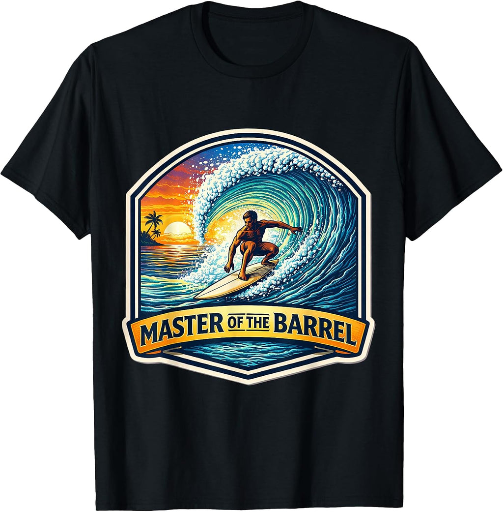 Master Of The Barrel Surfer Surfing Merch