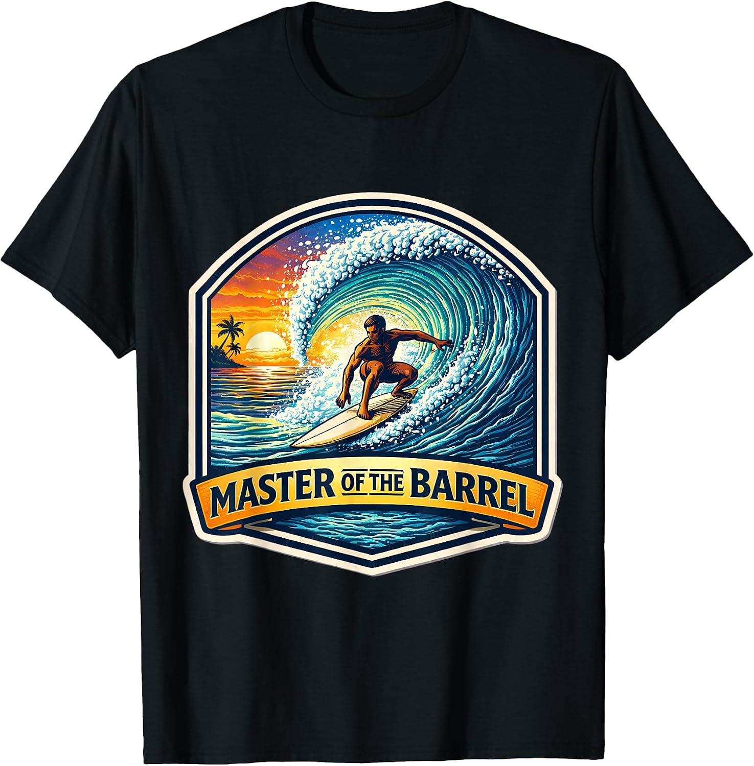 Master Of The Barrel Surfer Surfing Merch