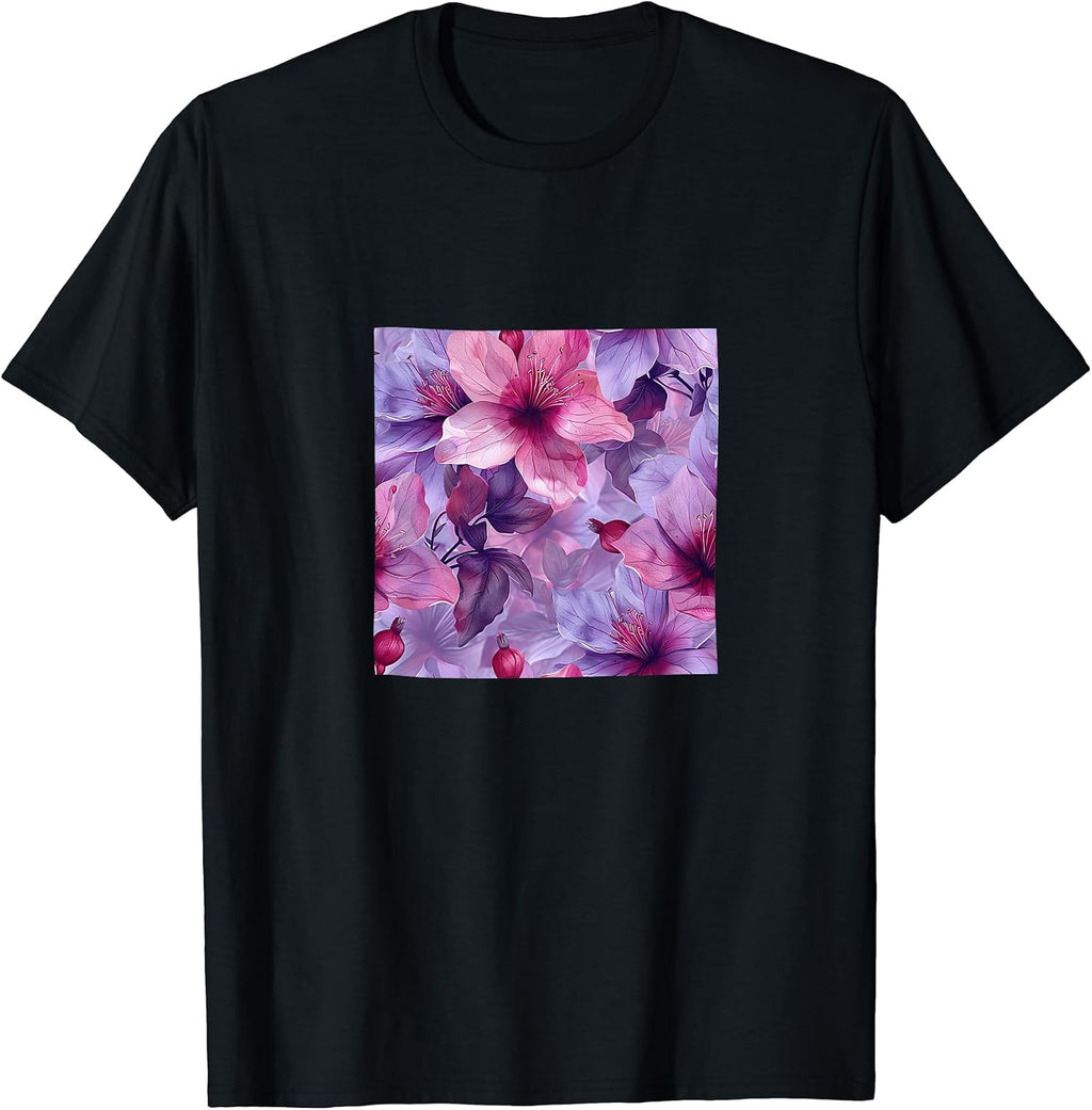 Fuchsia Flower Pattern Merch