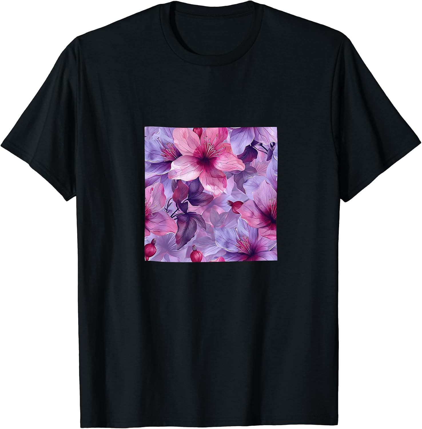 Fuchsia Flower Pattern Merch