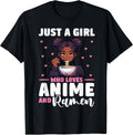 African American Anime Ramen Tee For Teen Girls
