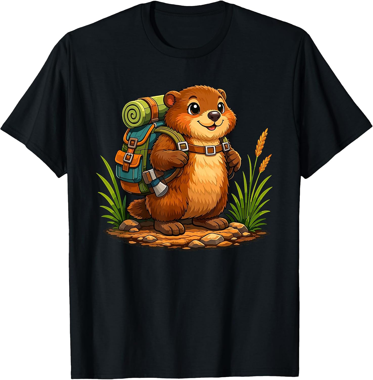 Groundhog Hiker Trekking Hike Merch.