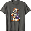 Flower English BullDog - I Love Mom By Merch
