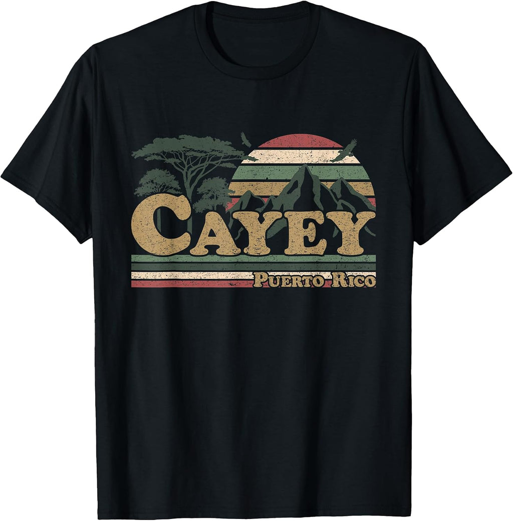 Vintage Boricua Nature Sunset Merch.