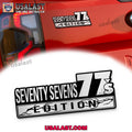 77 Rock Band Edition 3D Engraved Car Name Emblem