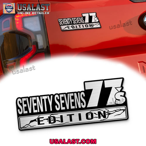 77 Rock Band Edition 3D Engraved Car Name Emblem