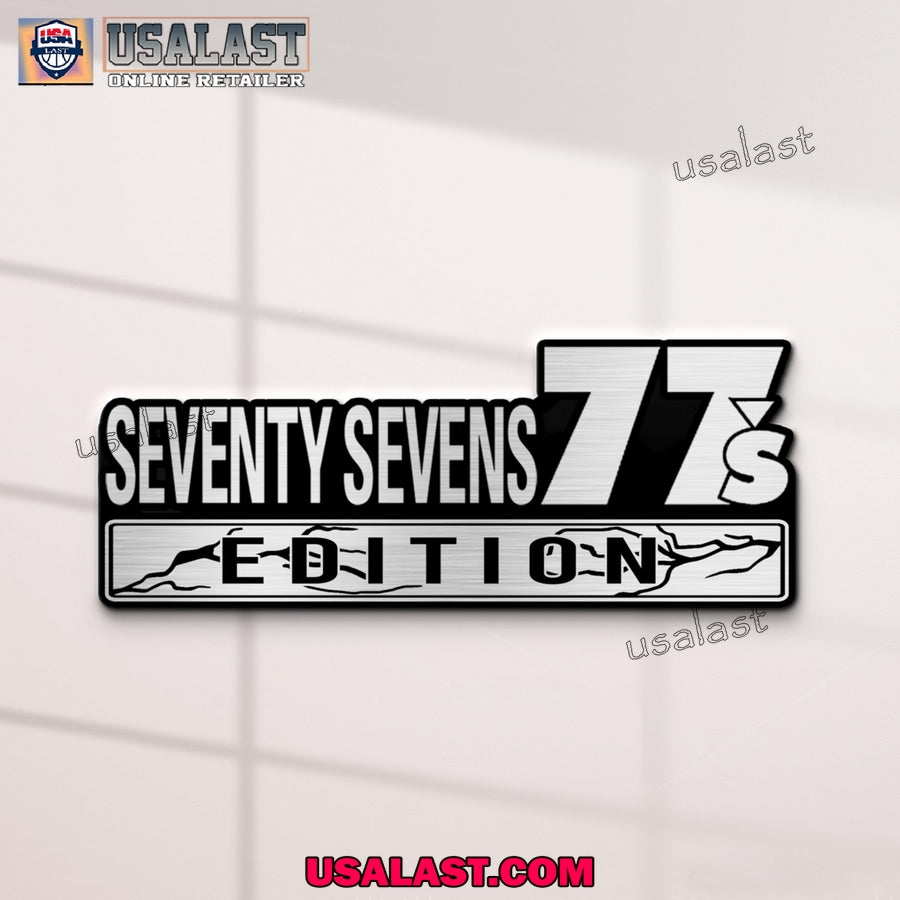 77 Rock Band Edition 3D Engraved Car Name Emblem