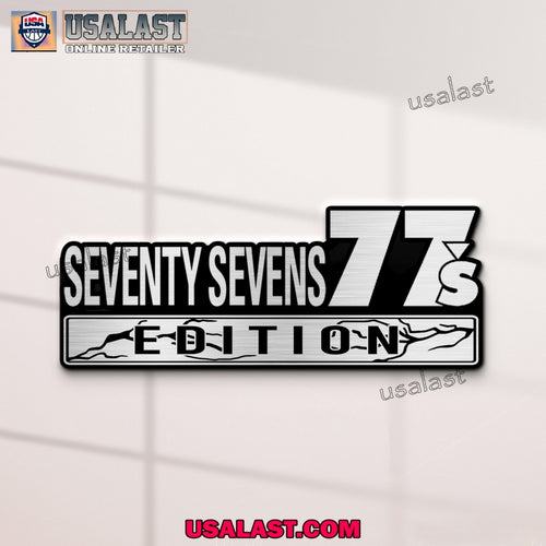 77 Rock Band Edition 3D Engraved Car Name Emblem