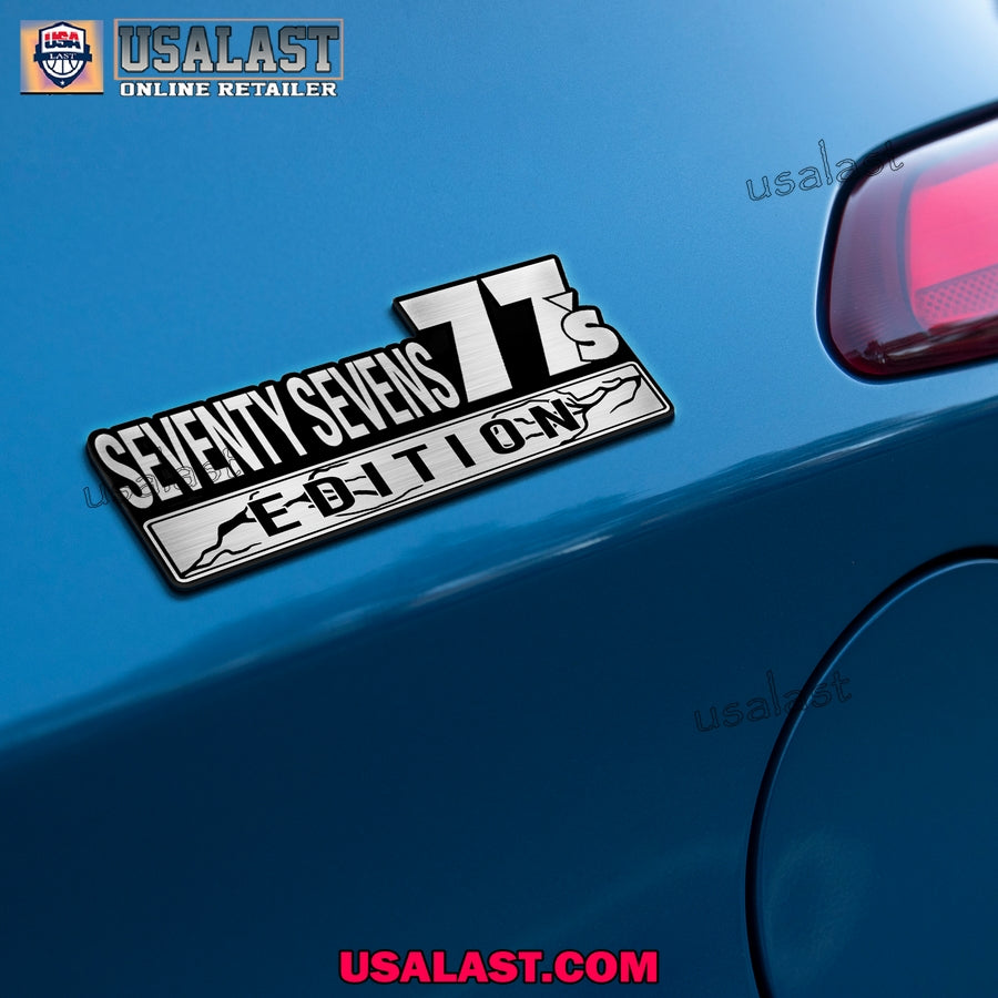 77 Rock Band Edition 3D Engraved Car Name Emblem