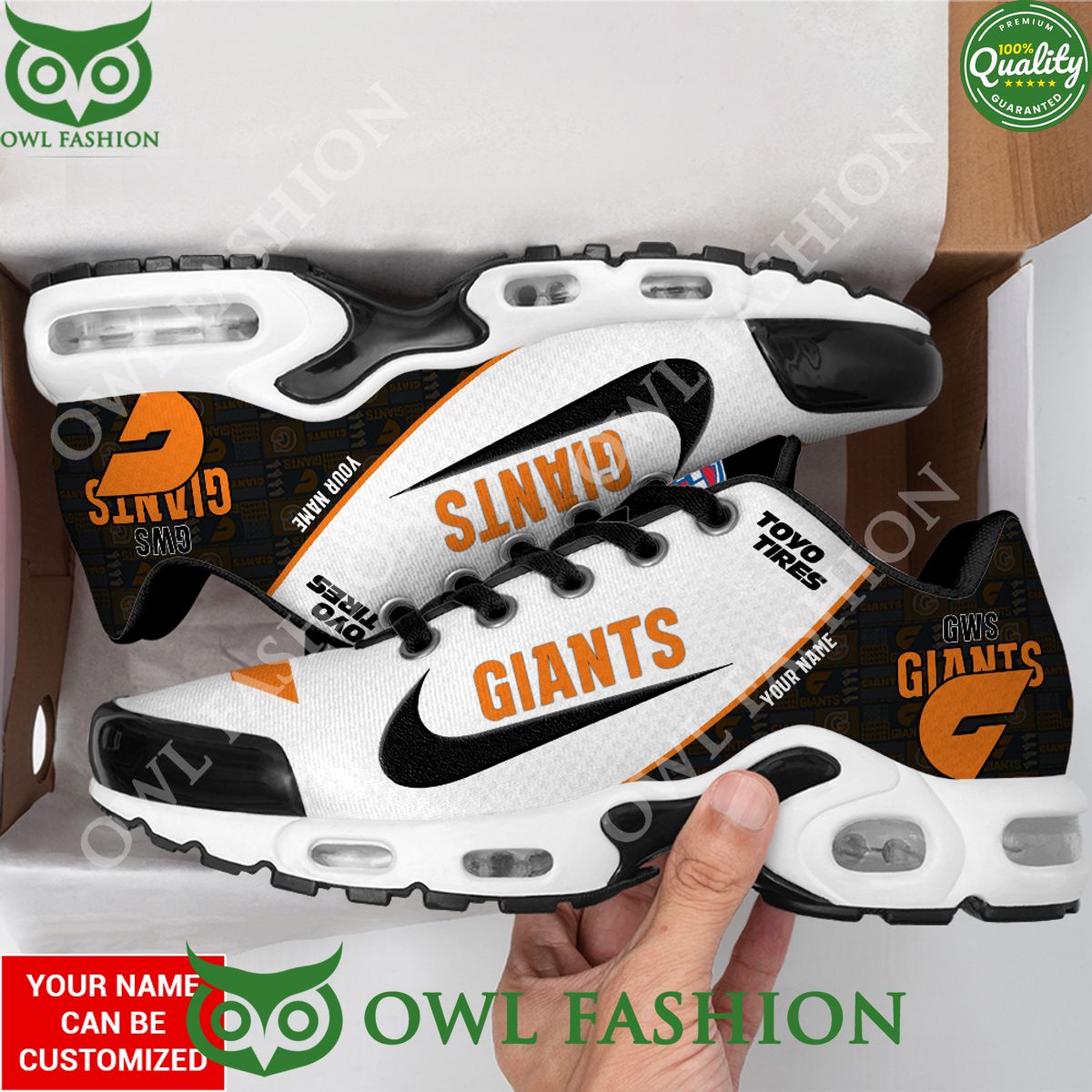 Customized Greater Western Sydney Giants Air Max Shoes