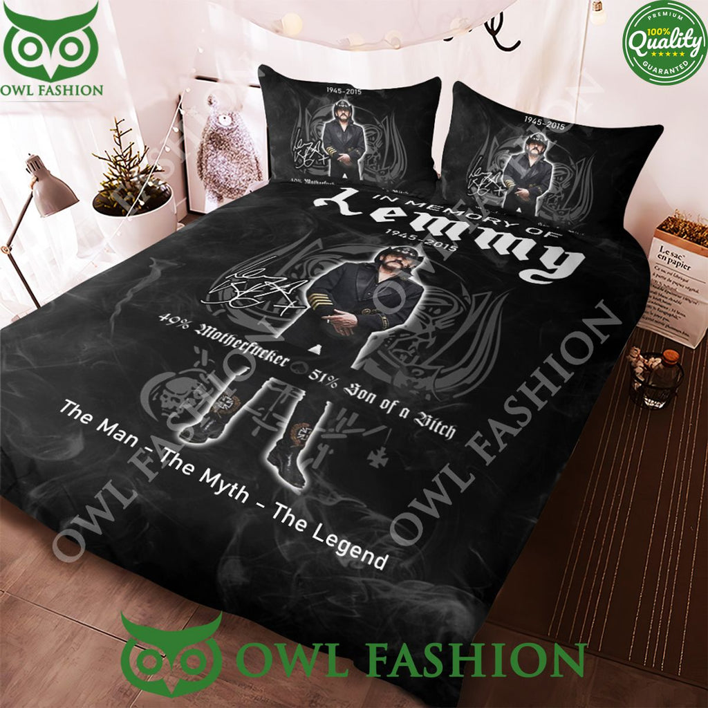 The Legend Motörhead Band x Lemmy Kilmister Bedding set