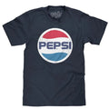 80s Pepsi Logo T-Shirt - Navy Blue Hoodie, Sweatshirt | RetroVerseTees.com