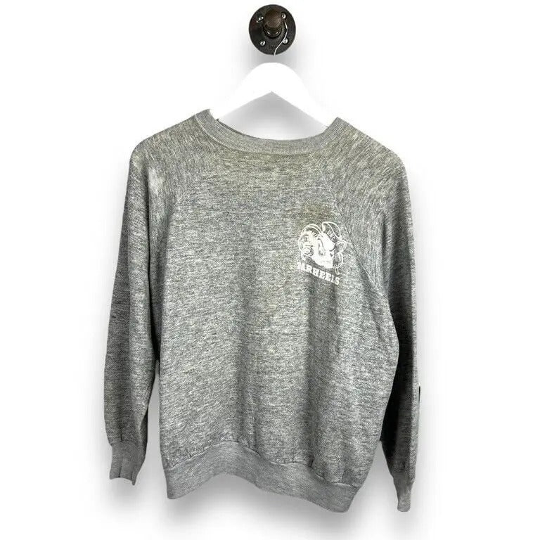 Vintage 70s/80s UNC Tarheels NCAA Graphic Sweatshirt Size XL Gray T-Shirts, Hoodie | RetroVerseTees.com