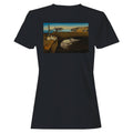 Surrealist Cats Landscape Women's T-Shirt Black