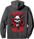 Dirty Skull Octopus Head Halloween Y2K Goth Tee