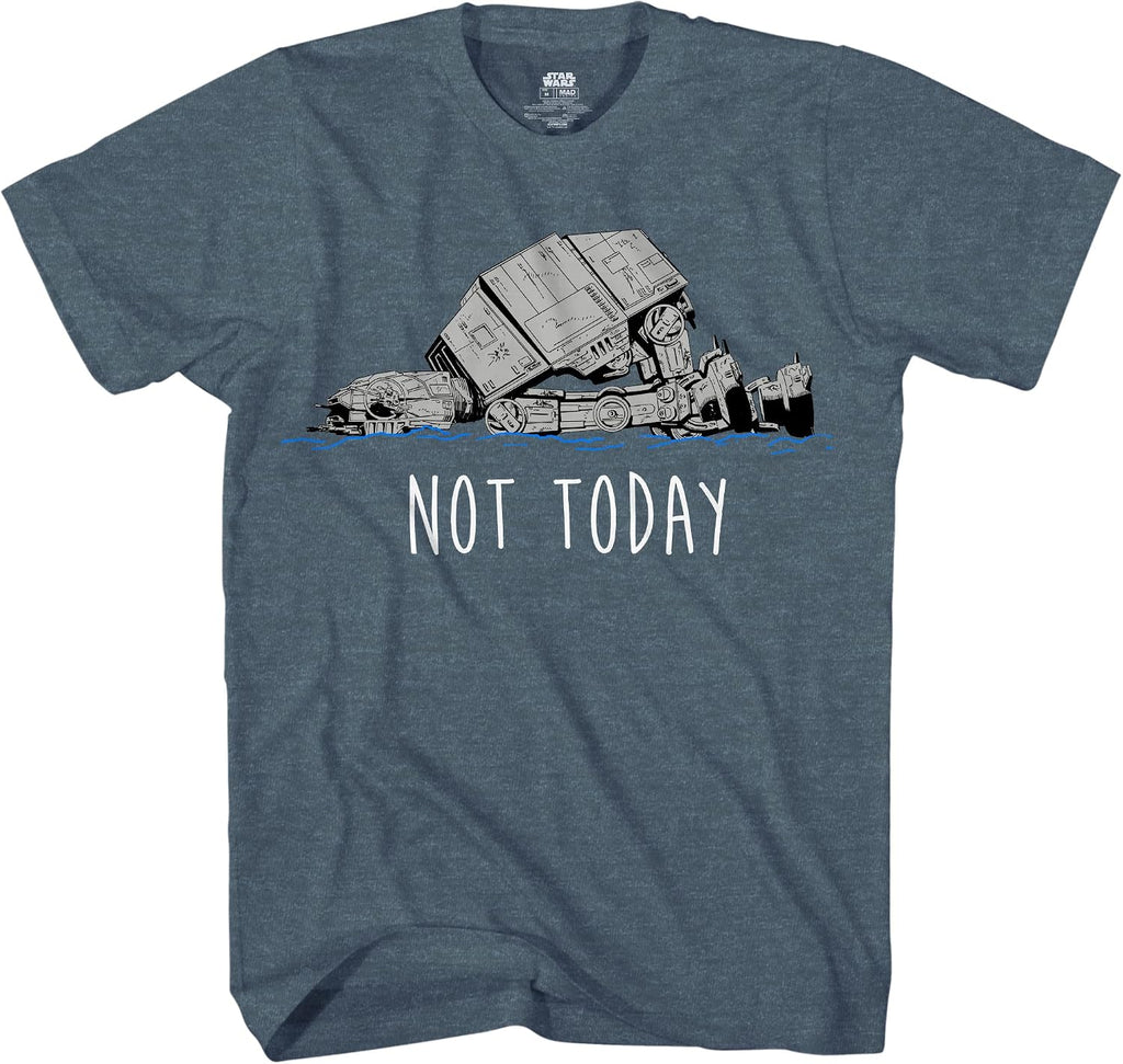at-at Not Today Humor Funny Hoth Adult Graphic T-Shirt