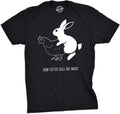 Mens Easter Bunny T Shirts Funny Bunny Tees for Guys Easter Tees for Men