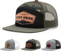 Personalized Custom 168 Style Trucker Leather Patch Hat for Men & Women