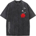 Mens Graphic Tees Vintage Oversized T-Shirts Casual Acid Wash Cotton Streetwear (S-2XL)