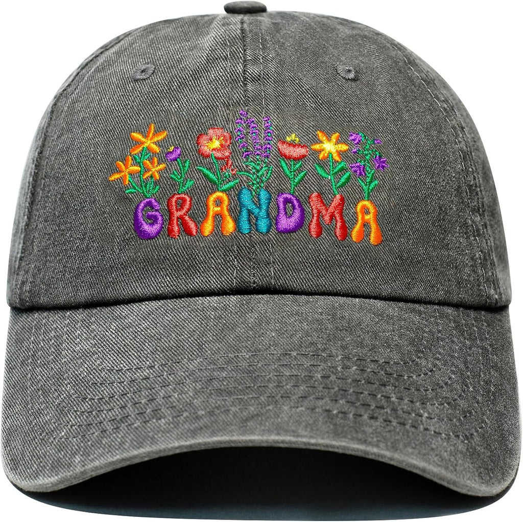 Grandma Gifts from Grandkids, Mothers Day Christmas Birthday Gifts for Grandma, Adjustable Grandma Hats