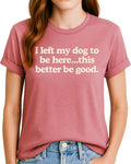 Dog Mom T-Shirt for Women – Cute Pet Lover Saying Shirt – Funny Gift for Dog Mother